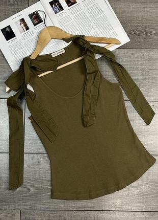 Модель: фірмова гарна майка в рубчик ulla johnson bailey tank