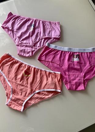 Дитячі трусики для дівчинки набір 11-12 років стіч барбі