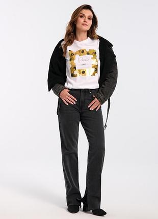 Белая футболка sinsay