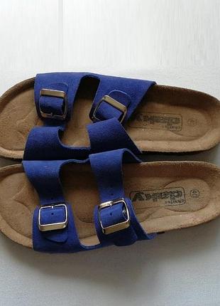 Ортопедические кожаные шлепанцы