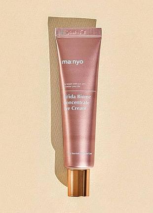 Крем для шкіри навколо очей з біфідобактеріями manyo bifida biome concentrate eye cream, 30 ml