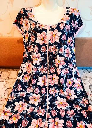 Халаты женские трикотажные. опт, роздеб