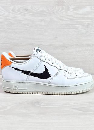 Кожаные мужские кроссовки nike air force оригинал, размер 41