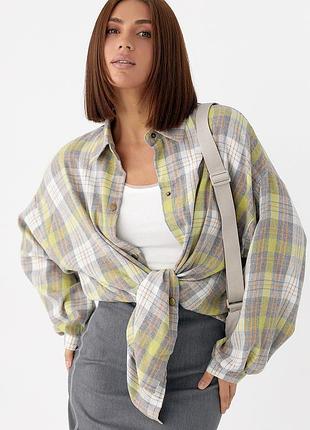 Клітчаста сорочка на кнопках