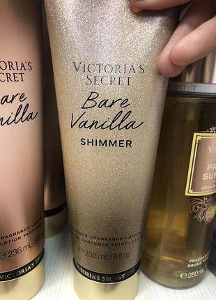 Bare vanilla shimmer шимер лосьйон оригінал victorias secret оригинал сша