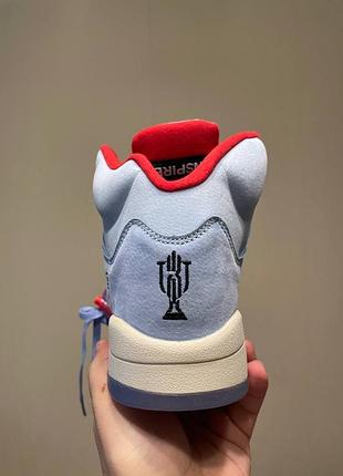 Trophy room x air jordan 5 retro ice blue