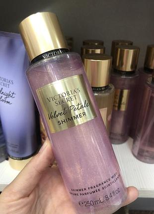 Velvet petals shimmer спрей міст оригінал victorias secret оригинал сша