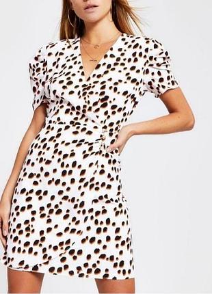 Короткое платье на запах от river island