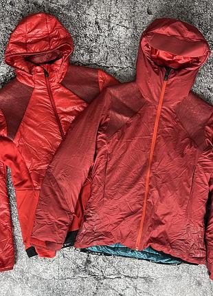 2 куртки mountain force jackets goose down red size - 38 / m
