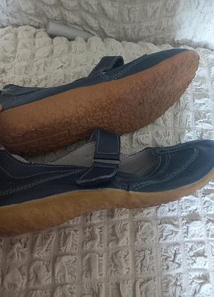 Суперкомфортные  женские мокасины синего цвета, 36,5-37 размер, avenue.