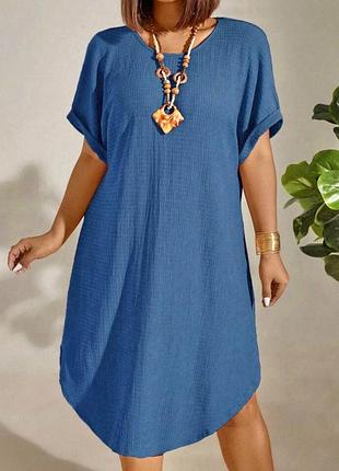 Женское платье свободного кроя 
размер 50 - 52, 54 - 56