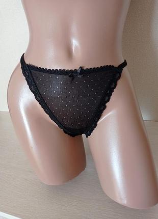 Стринги, цвет черный, размер м