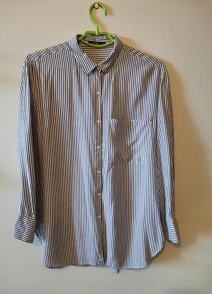 Рубашка женская оверсайз bershka