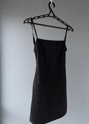 Чорна міні сукня zara