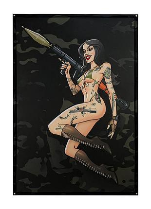 M-tac банер tactical girl rpg 900x1300 black mc