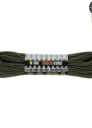 M-tac паракорд shock-cord 3 mm dragon skin od green 30 м