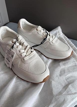 Справжня шкіра шкіряні кросівки zara 37 р