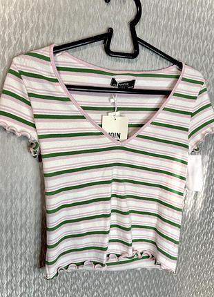 Футболка bershka жіноча кольорова s