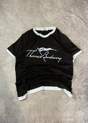 Вінтажна футболка thomas burberry l