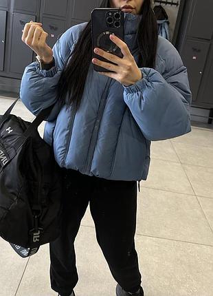 Куртка пуховик zara
