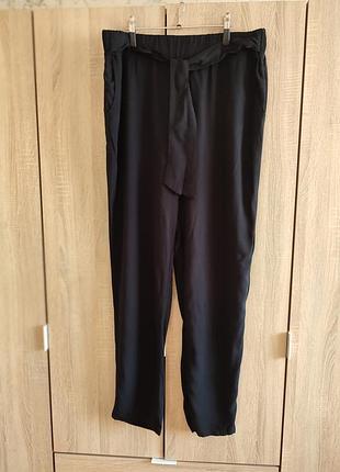 Легкие вискозные брюки большой размер