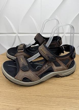 Оригінальні чоловічі шкіряні сандалі ecco