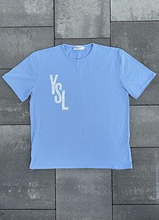 Мужская футболка yves saint laurent ysl
