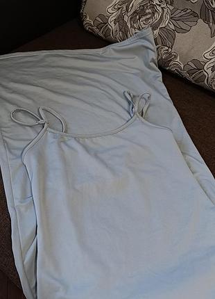 Женское серое платье миди