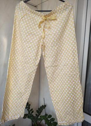 Штаны пижама бабовна 💯, брюки домашние для сна натуральные