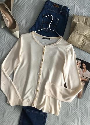 Красивый нежный кардиган в пастельном персиковом цвете в размере 12