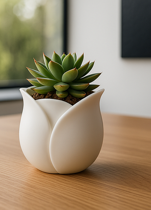 Ваза в виде тюльпана