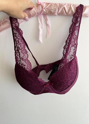 Hunkemoller esmara бюстгальтер с пуш-ап фуксия