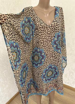 Накидка на пляж парео великий розмір