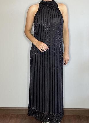 Розкішна сукня вишита бісером ganni