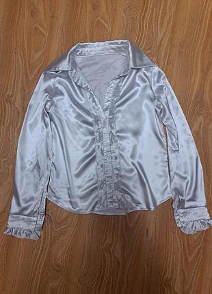 Блузка шёлковая 134-140