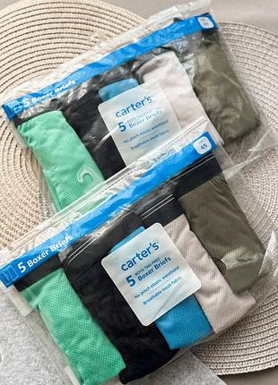 Комплект трусиків від американського бренду carter’s, 5 шт. трусиків в упаковці.