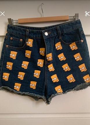 Джинсові шорти  the simpsons