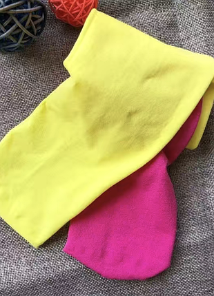 Дитячі яскраві колготи one size