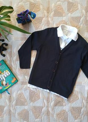 Кардиган для мальчика 6-7 лет