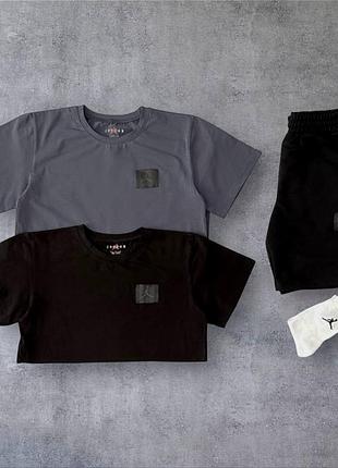 Air jordan футболка+шорти+футболка+шкарпетки комплекти з подарунками
