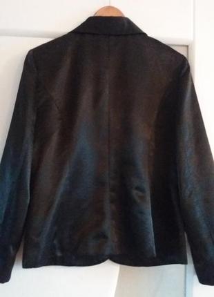 Шикарный черный костюм пиджак+юбка+брюки+капри размер l/48.3 фото