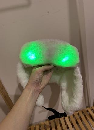 Шапка ушанка біла heinken