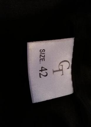 Шикарный черный костюм пиджак+юбка+брюки+капри размер l/48.4 фото