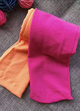 Дитячі яскраві колготи 🧡 🩷one size