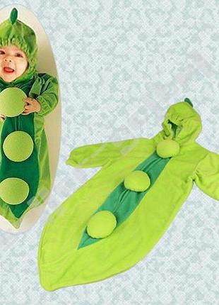 Комбинезон-конверт "горошек" на молнии. ножки закрыты