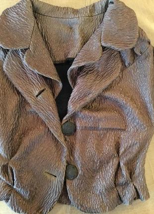 Вінтажні піджачок з парчевої французької тканини.3 фото