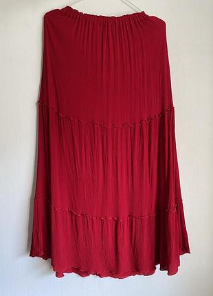 Zara юбка вискоза с