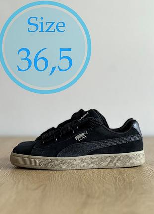 Жіночі кросівки puma suede heart safari, (р. 36.5)