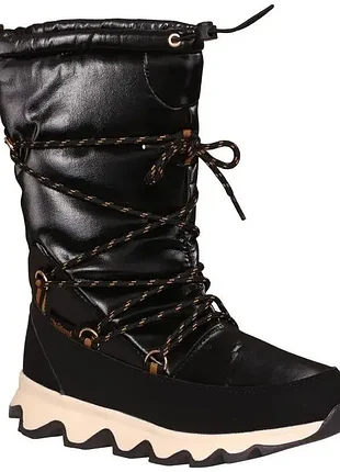Женские зимние ботинки willard khalifa, черные, текстиль – тепло, комфортно и удобно