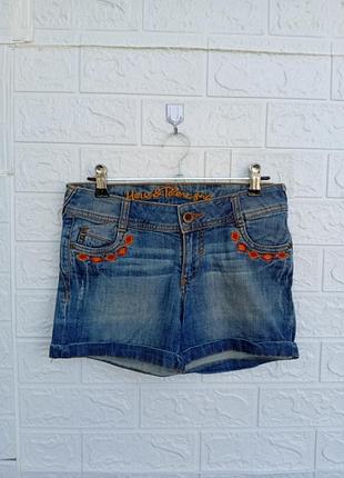 Джинсовые шорты на 11 лет 146 см шортики на девочку